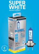 3462 KPL. BOSMA - ŻAR.HAL. H4 SUPER WHITE 12V 2SZT. BOSMA 