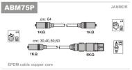 ABM75P JANMOR - PRZEWODY WYSOKIEGO NAPIĘCIA LINIA ECOLINE (PVC), ZESTAW, SEAT, VW, 1995-2010