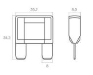 0700970 MTA - BEZPIECZNIK MAXI 100A 