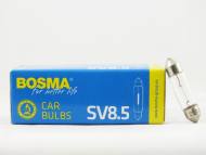 1697 BOSMA - ŻARÓWKA RURKOWA 12V 10W SV8,5 10X36 BOSMA