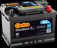 CC542 CENTRA - AKUMULATOR 54AH/500A +P 242X175X175 CENTRA STANDARD PLUS  242X175X175