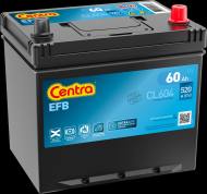 CL604 CENTRA - AKUMULATOR MICRO-HYBRID 60AH/520A 12V 222X173X230 P+ EFB B13