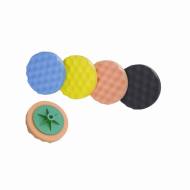 0030110 BOLL - GĄBKA DO POLEROWANIA BOLL 150mm NA GWINT POMARAŃCZOWA ŚREDNIA PROFILOWANA