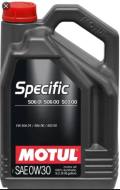 0W-30 5L 506.00 MOTUL - OLEJ SILNIKOWY 0W-30 5L SPECIFIC MOTUL VW 506.01-506.00-503. 00