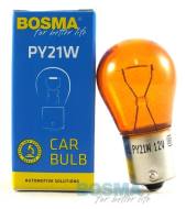 0287S BOSMA - ŻARÓWKA BAU15S 12V 21W PY21W AMBER BOSMAPOJEDYNCZE OPAKOWANIE