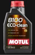 0W-30 1L 8100 ECO-CLEAN - OLEJ SILNIKOWY 0W-30 1L ECO-CLEAN C2 MOTUL WSS-M2C950-A