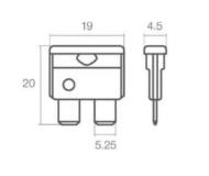 0705110 MTA - BEZPIECZNIK MINIVAL 5A 