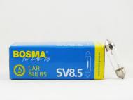 1680 BOSMA - ŻARÓWKA RURKOWA 12V 5W SV8,5 10X36 C5W BOSMA