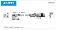 ABM92 JANMOR - PRZEWODY WYSOKIEGO NAPIĘCIA LINIA PROLINE (SILICON+CU), ZESTAW, AUDI, SEAT, VW, 1994-