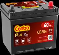 CB604 CENTRA - AKUMULATOR 60AH/390A +P 230X173X221 CENTRA PLUS KOREA PLUS Z PRAWEJ 230X173X221