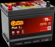 CB705 CENTRA - AKUMULATOR 70AH/540A +L 266X172X223 CENTRA PLUS KOREA PLUS Z LEWEJ WYMAGANY ZWROT STAR
