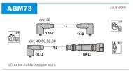 ABM73 JANMOR - PRZEWODY WYSOKIEGO NAPIĘCIA LINIA PROLINE (SILICON+CU), ZESTAW, SKODA FELICIA, 1995-2002