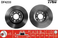 DF4233 TRW - TARCZA HAM. VOLVO 850 ESTATE (LW),C70 I CONVERTIBLE,C70 I COUPE,S70 (P80