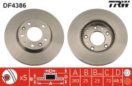 DF4386 TRW - TARCZA HAM. PRZEDNIA 2.0/2.0DI