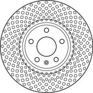 DF6015S TRW - TARCZA HAM. PRZEDNIA 320X30 AUDI A4 07- A5 07- Q5 08-