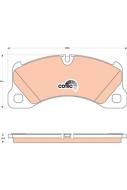 GDB1774 TRW - KLOCKI HAM. PORSCHE CAYENNE 18 / VAG TOUAREG 2002>