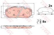 GDB2190 TRW - KLOCKI HAM. 