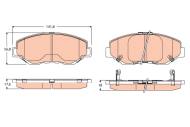 GDB3627 TRW - KLOCKI HAM.