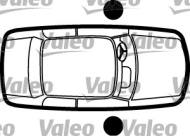 256924 VALEO - KOMPLET ZAMKOW 2 SZT CITROEN C3 1.6 BENZ. 4/2002->10/2005
