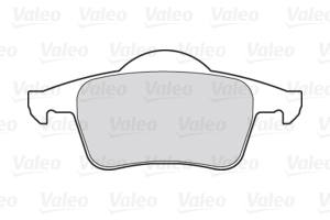 301480 VALEO - KLOCKI HAM. FIRST VOLVO V70 XC 2.4 10/00-08/02