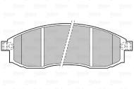598523 VALEO - KLOCKI HAM. MITSUBISHI L200 2.5 DIESEL 8/1998->5/2001