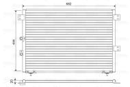 814432 VALEO - CHŁODNICA KLIMATYZACJI