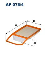 AP078/4 FILTR - FILTR POWIETRZA 