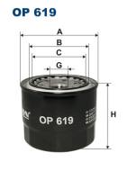OP619 FILTR - FILTR OLEJU DAIHATSU DELTA, TOYOTA CAMRY FF, CARINA E, CARINA FF, CARINA