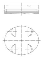 0052400 MAHLE - TŁOK DB KOMPLETNY 