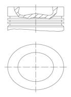 028PI00116000 MAHLE - TŁOK KPL. 
