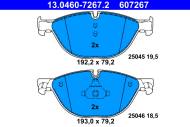 13.0460-7267.2 ATE - KLOCKI HAM. BMW 5 F10 10-