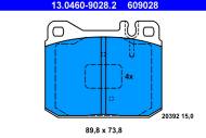 13.0460-9028.2 ATE - KLOCKI HAM. MERCEDES W123 -79