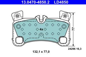 13.0470-4850.2 ATE - KLOCKI HAM. CERAMICZNE