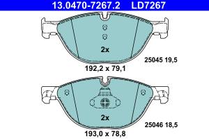 13.0470-7267.2 ATE - KLOCKI HAM. CERAMICZNE 