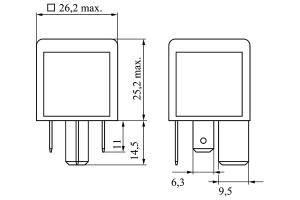 0986332002 BOSCH - MALY PRZEKAZNIK 