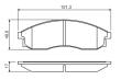 0986424340 BOSCH - KLOCKI HAM. 