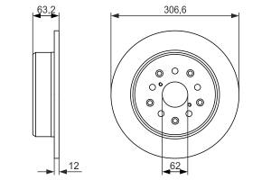 0986479339 BOSCH - TARCZA HAM. 