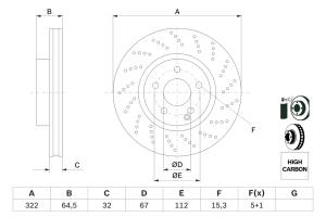 0986479408 BOSCH - TARCZA HAM. 