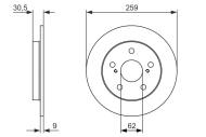 0986479765 BOSCH - TARCZA HAM.