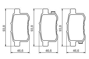 0986494338 BOSCH - KLOCKI HAM. 