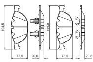 0986494349 BOSCH - KLOCKI HAM. 