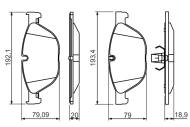 0986494429 BOSCH - KLOCKI HAM. 