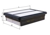 LX4567 KNECHT - FILTR POWIETRZA