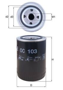 OC103 KNECHT - FILTR John Deere, div.