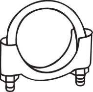 250-245 BOSAL - OBEJMA RURY TŁUMIKA M8 45mm, ZACISK U, PACZKOWANE PO 10szt