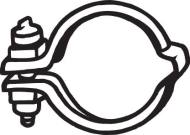 254-030 BOSAL - OBEJMA RURY TŁUMIKA, MERCEDES-BENZ 