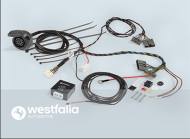 322074300113 WESTFALIA - WIĄZKA HAKA 13 PIN DEDYKOWANA WESTFALIA VW TRANSPORTER PODWOZIE/VAN, T6.1 10/2019-