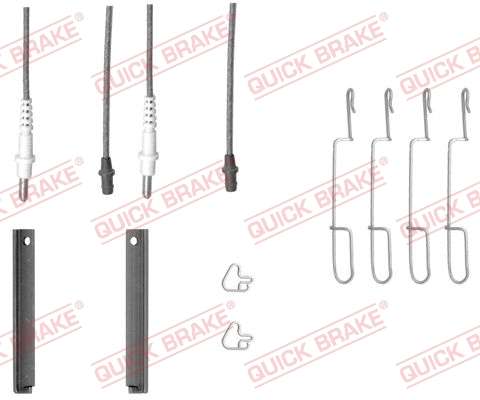 Produkt 109-1280X QB ZESTAW MONTAŻOWY KLOCKÓW HAM. - Sklep