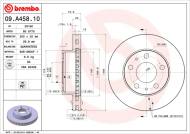 09.A458.10 BREMBO - TARCZA HAM. PRZEDNIA CITROEN JUMPER 06- PRZÓD