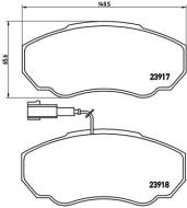 P23091 BREMBO - KLOCKI HAM. PRZEDNIE FIAT DUCATO 02-